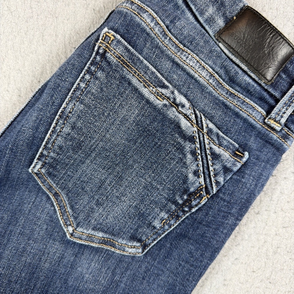 Buckle Black Fit No 53 Jeans Women's 26 Blue Stretch Mid Rise Straight